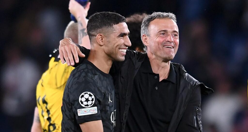 كورة استريم |إنريكي يثني على أشرف حكيمي بعد تتويجه بأفضل لاعب في إفريقيا