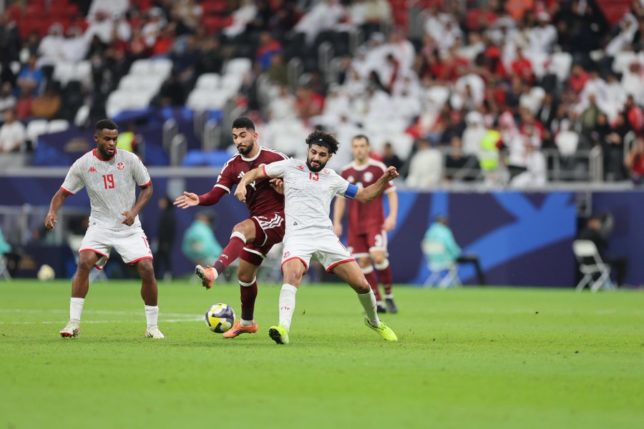 كورة استريم |تونس تقسو على قطر بثلاثية وتغادران كأس العرب يداً بيد