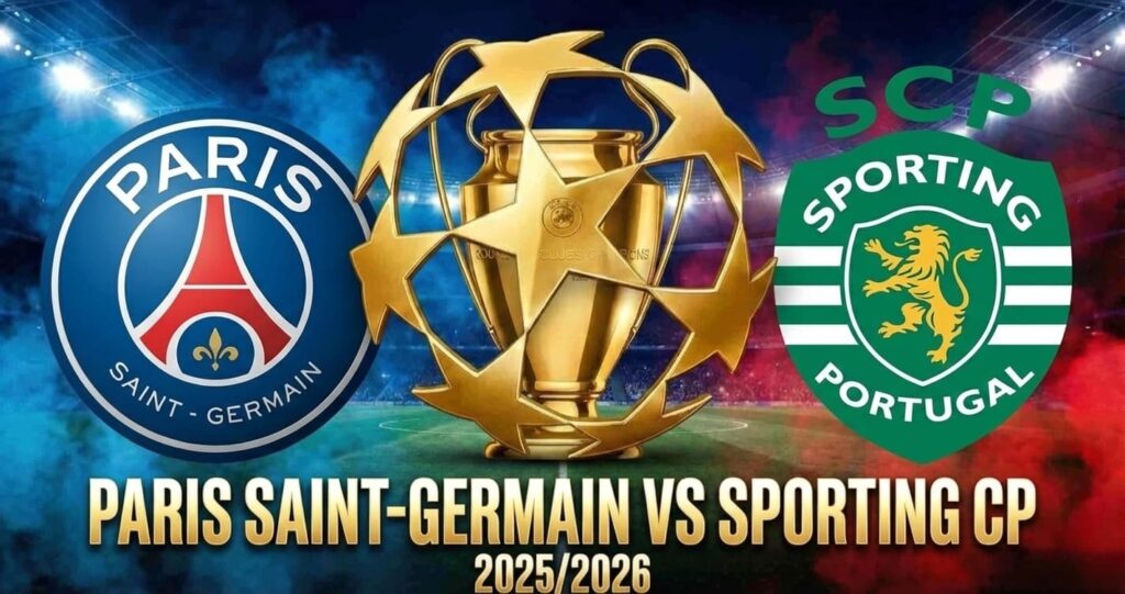 كورة استريم |تقديم مباراة باريس سان جيرمان وسبورتينغ لشبونة في دوري أبطال أوروبا 2025/2026
