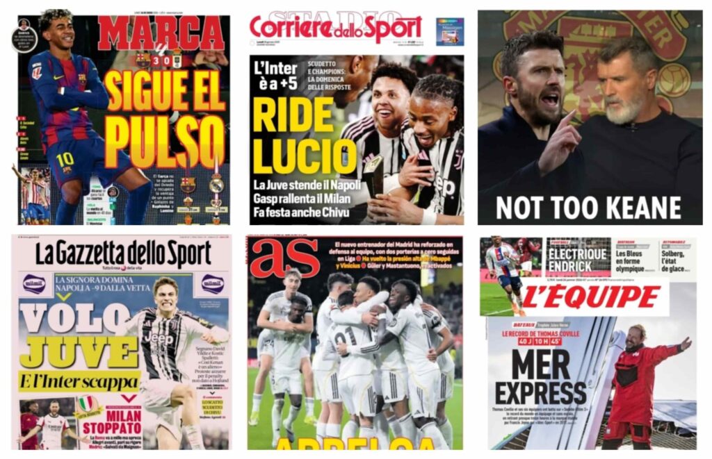 كورة استريم |أبرز عناوين أغلفة الصحف العالمية: “البارسا لا يرحم: برشلونة يستعيد صدارة الليجا”