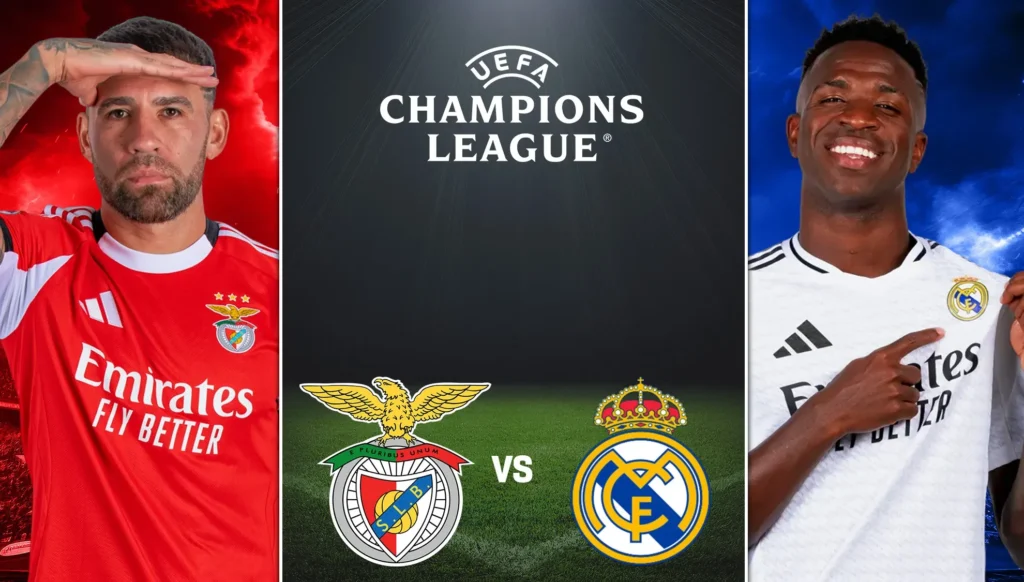 كورة استريم |تقديم مباراة ريال مدريد وبنفيكا في دوري أبطال أوروبا 2025/2026