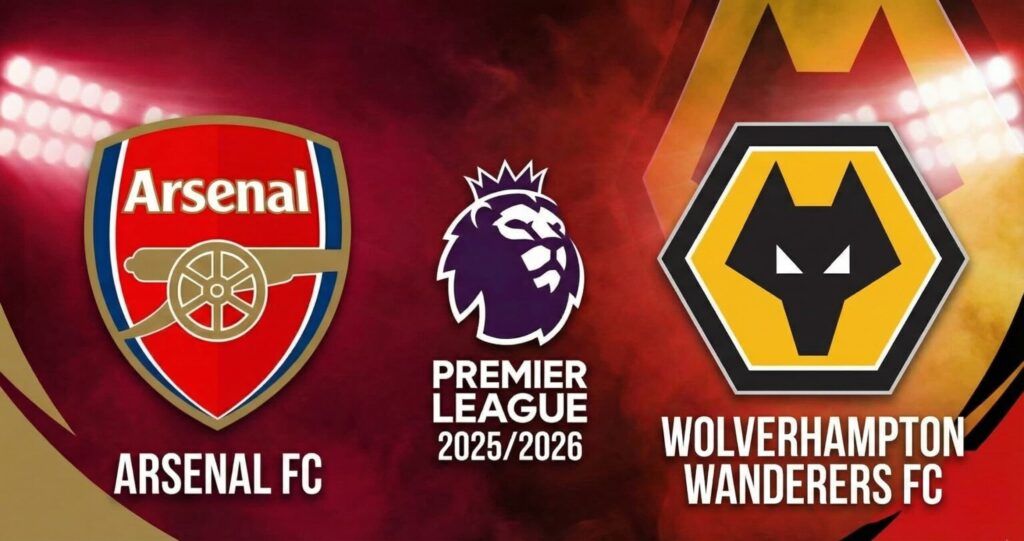 كورة استريم |تقديم مباراة أرسنال وولفرهامبتون في الدوري الإنجليزي 2025/2026
