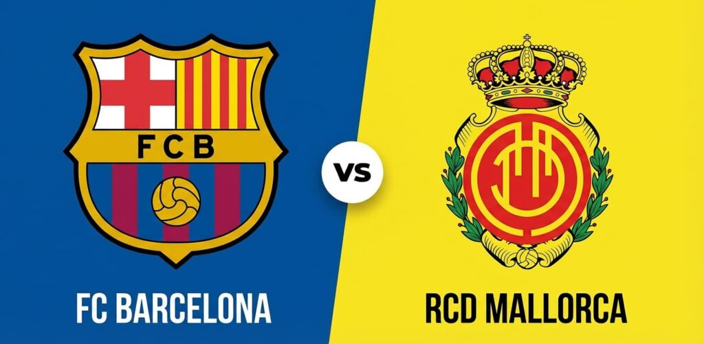 كورة استريم |تقديم مباراة برشلونة وريال مايوركا في الدوري الإسباني 2025/2026