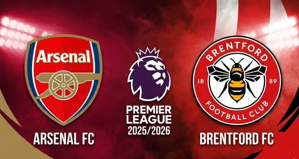 كورة استريم |تقديم مباراة أرسنال وبرينتفورد في الدوري الإنجليزي 2025/2026