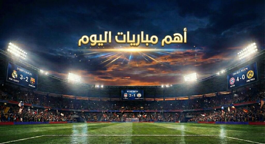 كورة استريم |تعرف علي أهم مباريات اليوم الأحد 15 فبراير 2026 والقنوات الناقلة