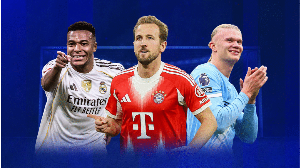 كورة استريم |هاري كين، كيليان مبابي أو إيرلينغ هالاند – من سيفوز بسباق الحذاء الذهبي الأوروبي 25/26؟